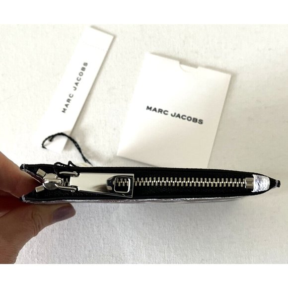 New Marc Jacobs Large Slim Card Holder Languid Lavander Multi - Picture 3 of 4